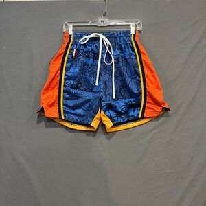 Collect & Select Heavyweight Mesh Shorts Mens Small Warriors Swingman Hawaii